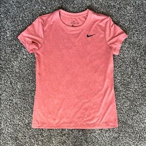 Nike Women's Coral/Orange Dri-Fit T-Shirt